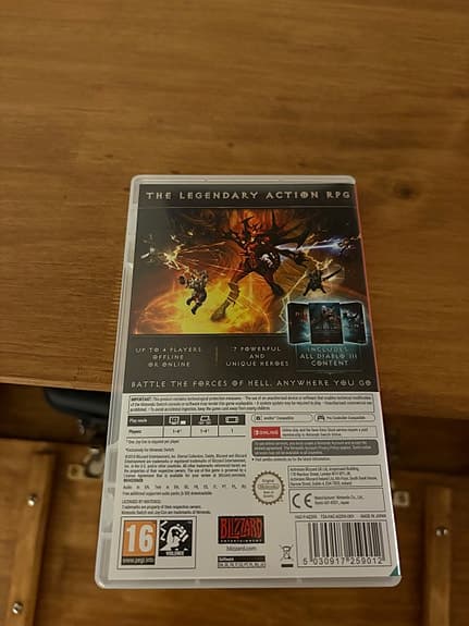 Nintendo Switch Diablo III Eternal Collection. Spel.