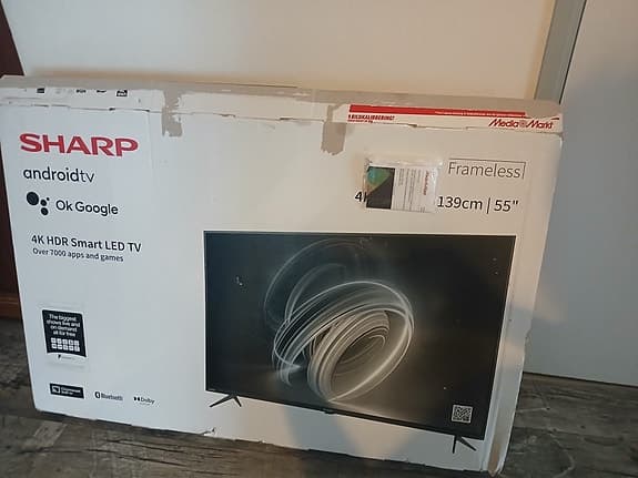 Sharp 55" 4K UHD Smart LED TV med Google TV