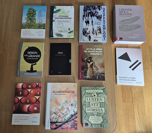 Kurslitteratur till lärarprogrammet