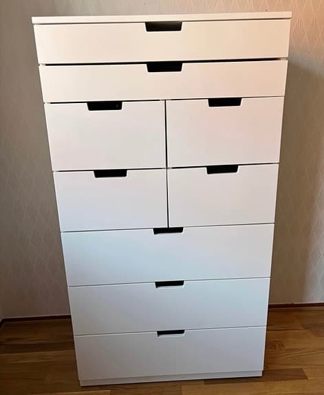 Byrå Nordli med 9 lådor IKEA
