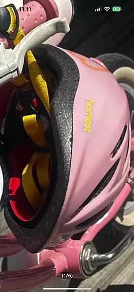 Hamax cykelhjälm barn rosa stl 48–52