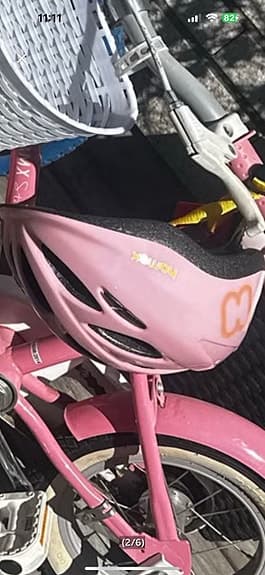 Hamax cykelhjälm barn rosa stl 48–52