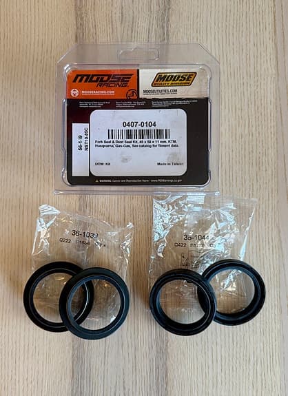 MOOSE OFFROAD Hard-Parts Seal Kit Fork 45mm,  0407-0104