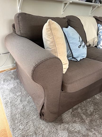 Ektorp klädsel 3-sits x2