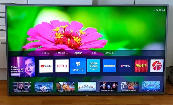 Philips smart tv 65tum 4K/Ambilight med väggfäste