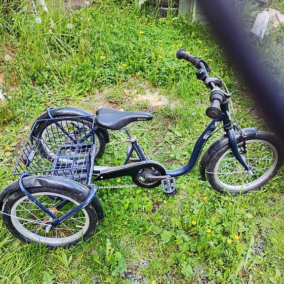 Trehjulig 16tum 3växl.