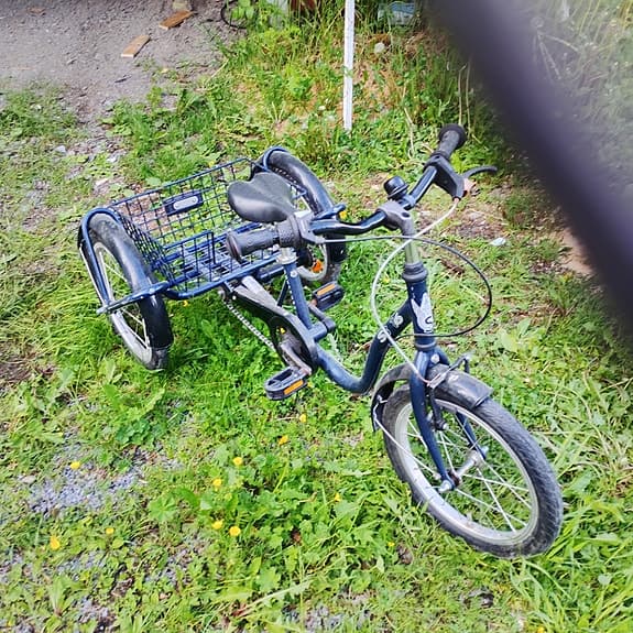 Trehjulig 16tum 3växl.
