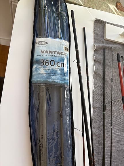 Fiskespön och rullar