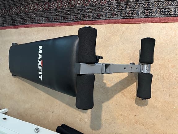 Maxfit situpbänk träningsbänk svart
