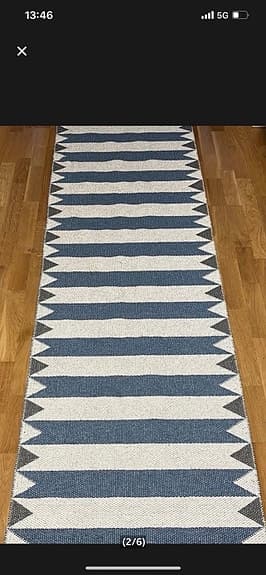 Köksmatta / Horredsmatta  vändbar 70 x 250 cm /Hämtpris 650kr