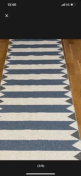 Köksmatta / Horredsmatta  vändbar 70 x 250 cm /Hämtpris 650kr