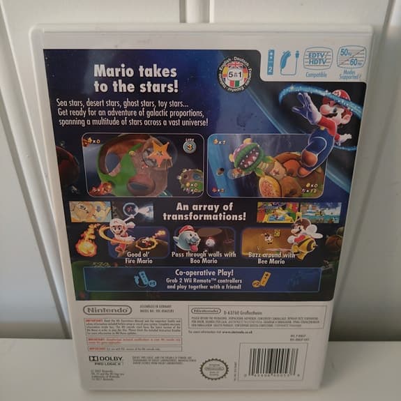 Nintendo Wii Super Mario Galaxy Nintendo Selects spel