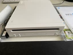 Nintendo Wii spelkonsol vit + tillbehör (RVL-001, Wii Sports)