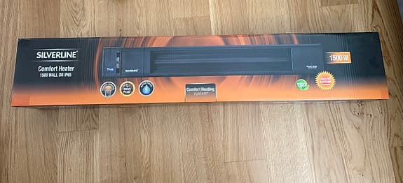Infravärmare Silverline 1500W Svart