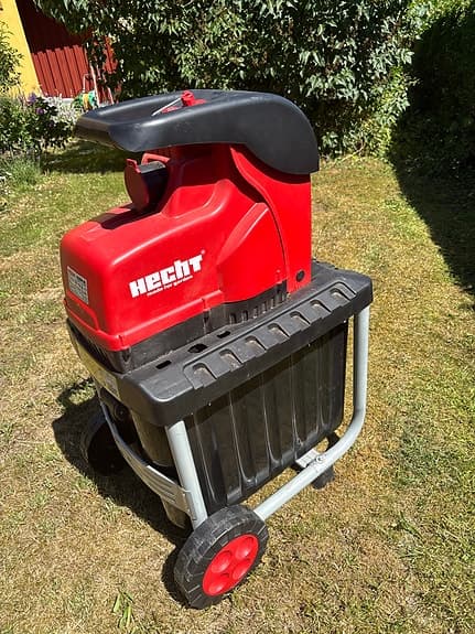 Hecht kompostkvarn röd svart