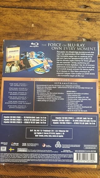 Star Wars The Complete Saga bluray