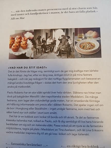 3 st kokböcker italiensk matlagning