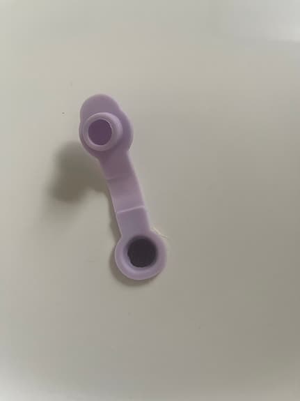 Hopfällbart babybadkar rosa/vitt