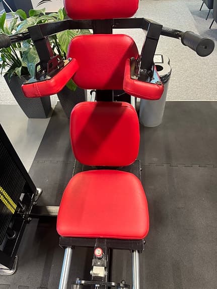 Benpress med viktmagasin