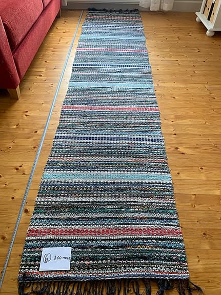 Hemvävda trasmattor, olika längd, se bilder