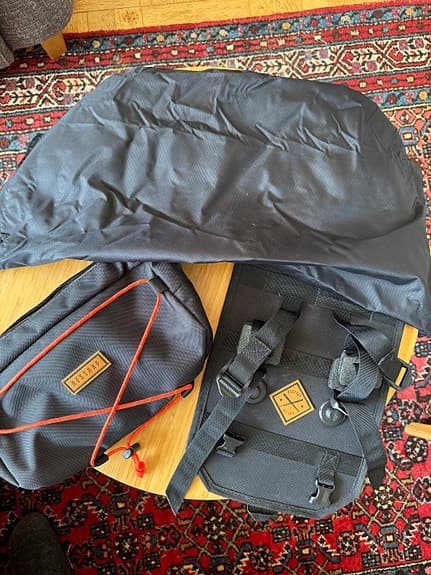 Restrap Bar Bag 14L + Food Pouch 3L – komplett bikepacking-kit