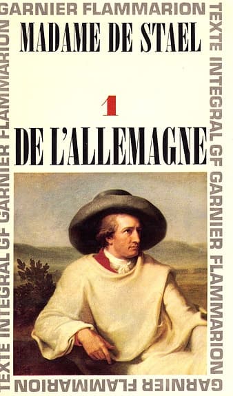 Madame de Stael - De l’Allemagne