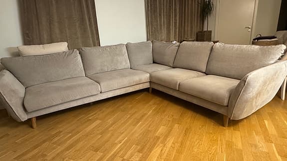 6 sits hörnsoffa