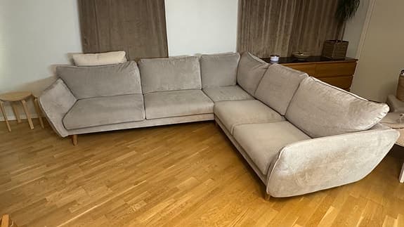 6 sits hörnsoffa