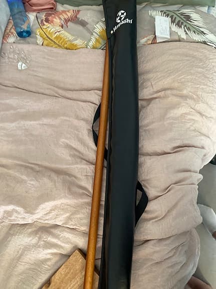 Kampsport stav med fodral hayashi-fodral