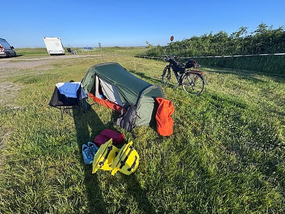 Easy Camp tunneltält 1–2 personer grönt