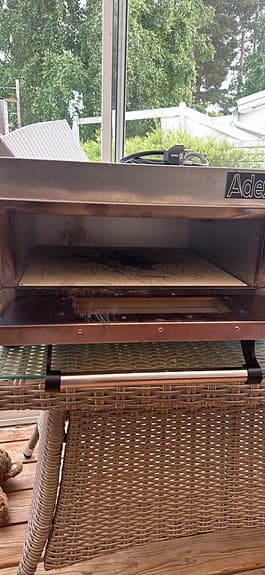 Adexa pizzaugn – elektrisk med pizzasten