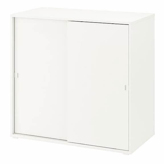 Skåp med skjutdörrar, hyllor, förvaring, skoskåp, 1 skåp kvar