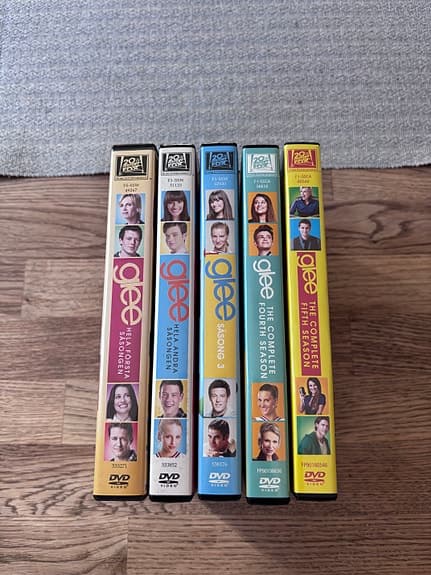 Glee DVD-boxar, ALLA hela säsonger