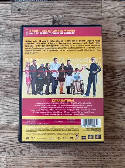 Glee DVD-boxar, ALLA hela säsonger