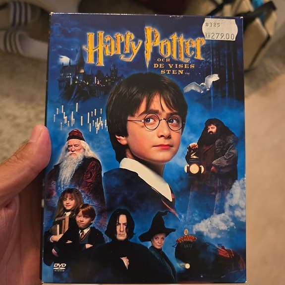 Harry Potter och de vises sten DVD