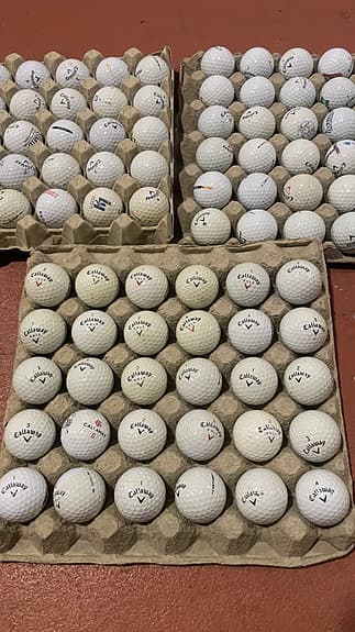 Callaway golfbollar vit