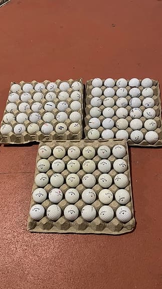 Callaway golfbollar vit