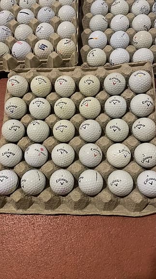 Callaway golfbollar vit