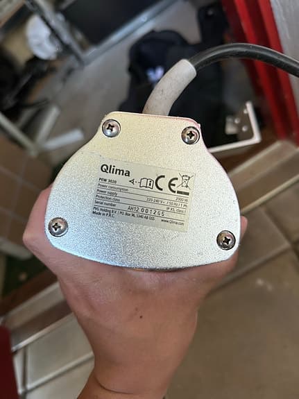 Infraröd elektrisk terrassvärmare uterum uteplats balkong 2000w 60cm