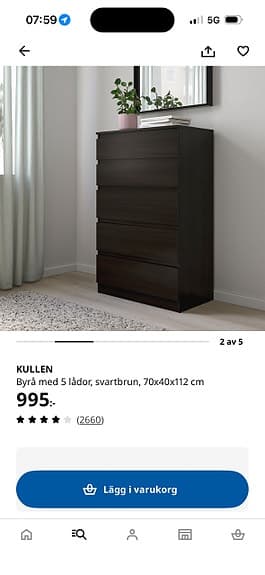 Kullen byrå från ikea