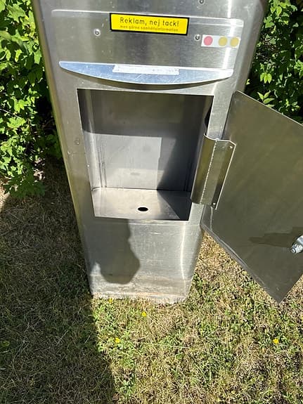 Rostfri brevlåda