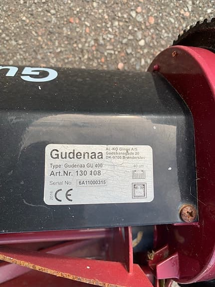 Gudenaa GU 400 handgräsklippare röd