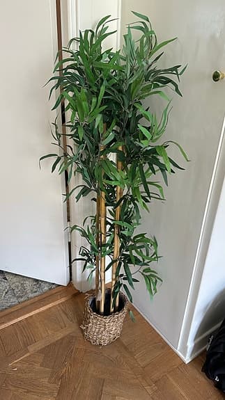 Konstväxt bambu ca 120 cm grön