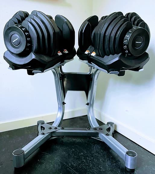 Justerbara hantlar 2x40kg