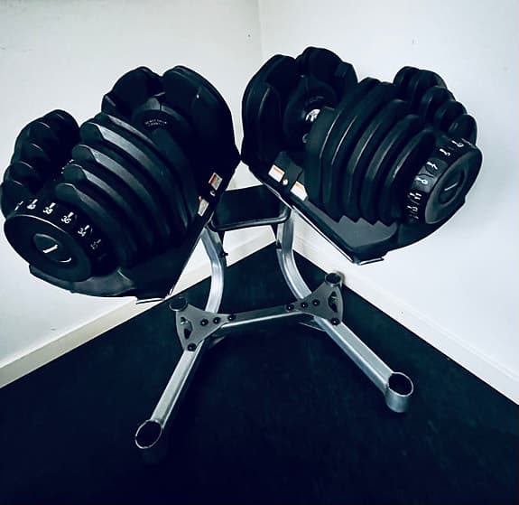 Justerbara hantlar 2x40kg