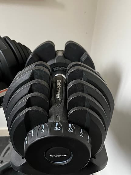 Justerbara hantlar 2x40kg