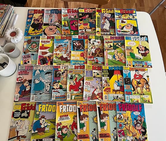 Fridolf serietidningar samling