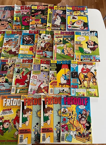 Fridolf serietidningar samling