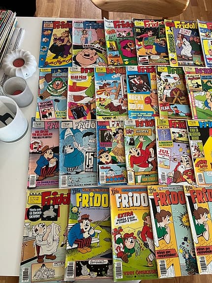 Fridolf serietidningar samling