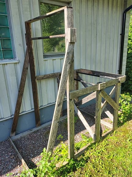 Träställning för chins och dips